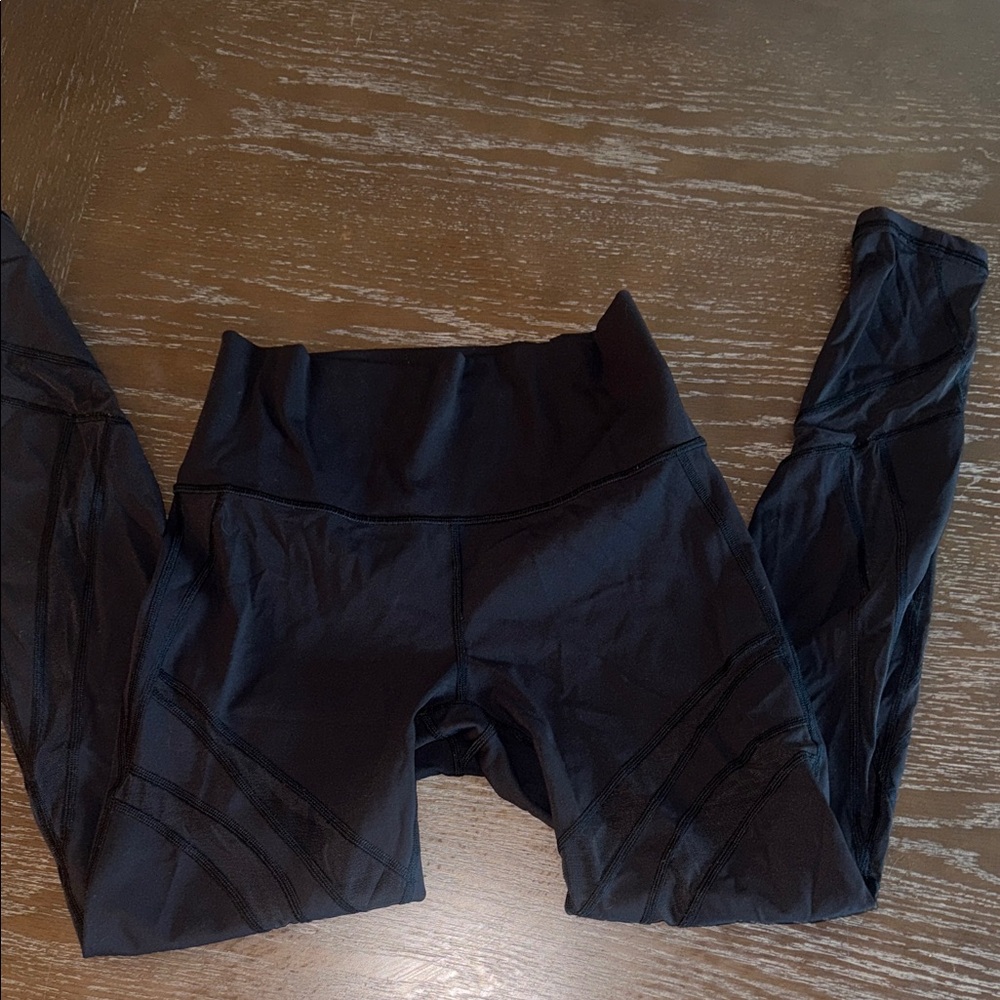 Lululemon Mesh Black Leggings